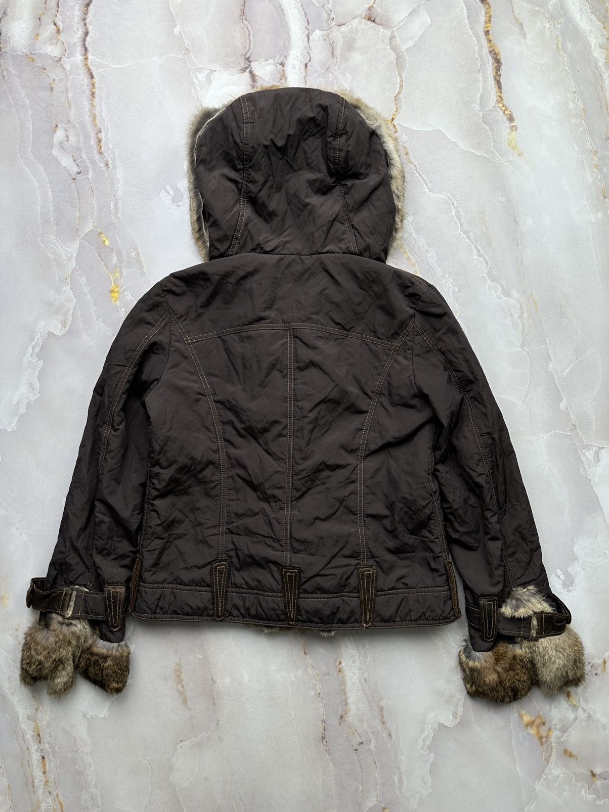 Japanese Brand Vintage Jacket With Fur Size L / US 10 / IT 46 - 10 Thumbnail