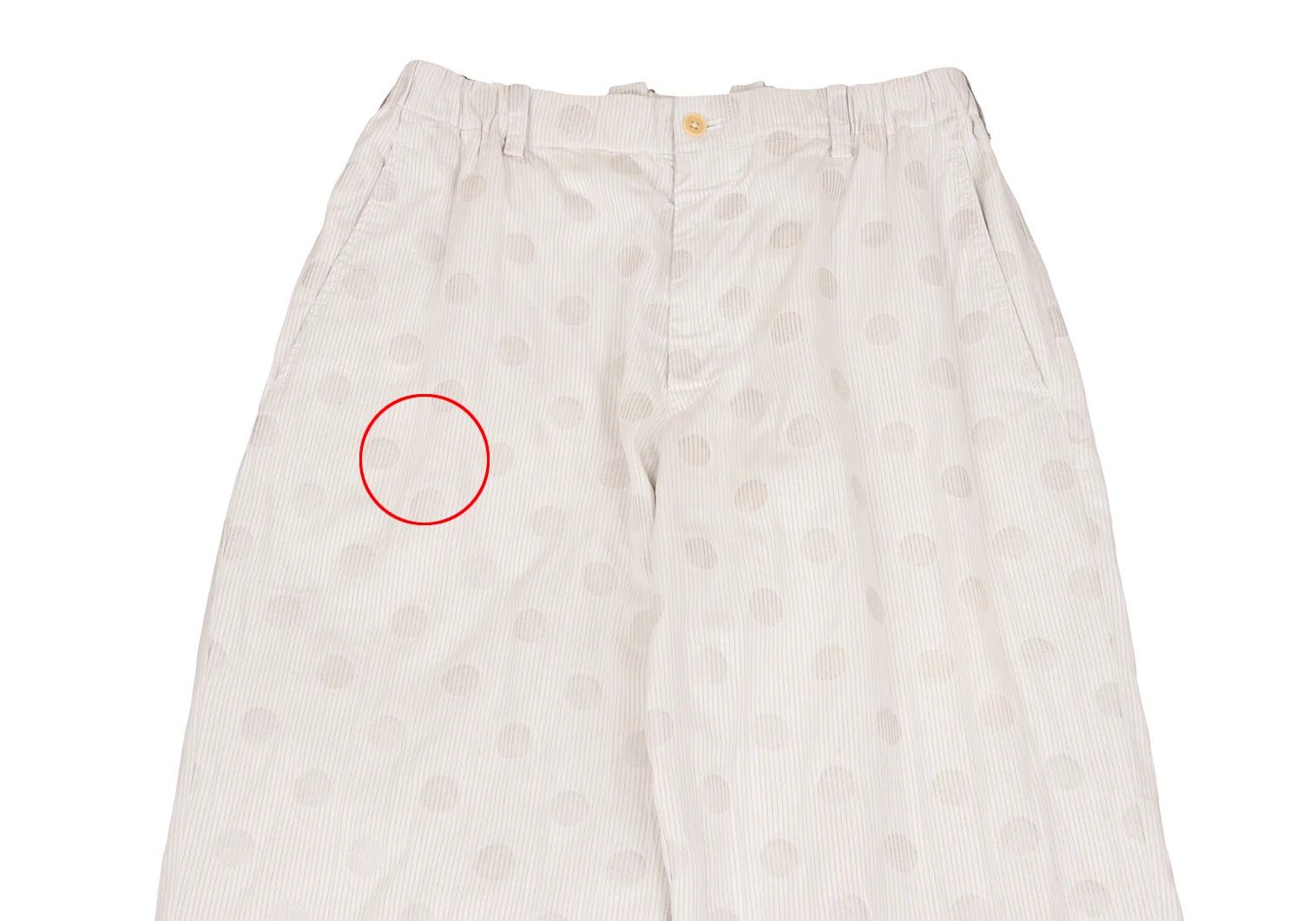 Yohji Yamamoto Yohji Yamamoto Linen Cotton Dot Stripe Pants Size US 32 / EU 48 - 2 Thumbnail