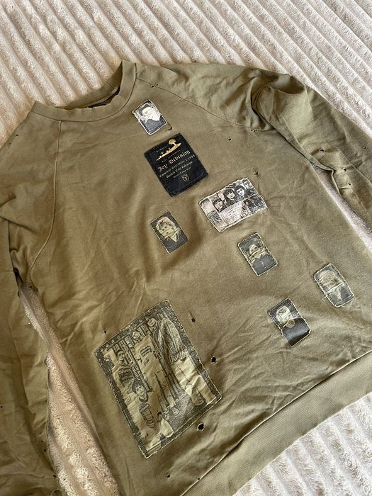 Raf Simons Riot! Riot! Roit! Patched Sweetshirt AW01 2001-2002 | Grailed