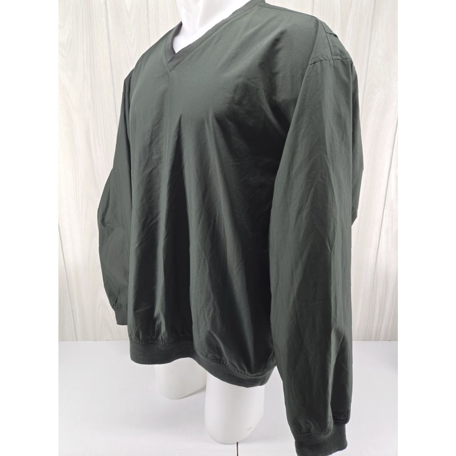 Izod VINTAGE IZOD Jacket Pullover Green 2XL Windbreaker Golf Mens Lightweight Jacket Size US XXL / EU 58 / 5 - 4 Thumbnail