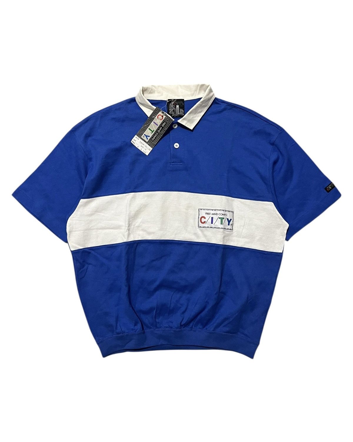 Japanese Brand 1990s FMC CITY by MIZUNO BLOUSON RUGBY SHIRT Size US M / EU 48-50 / 2 - 1 Thumbnail