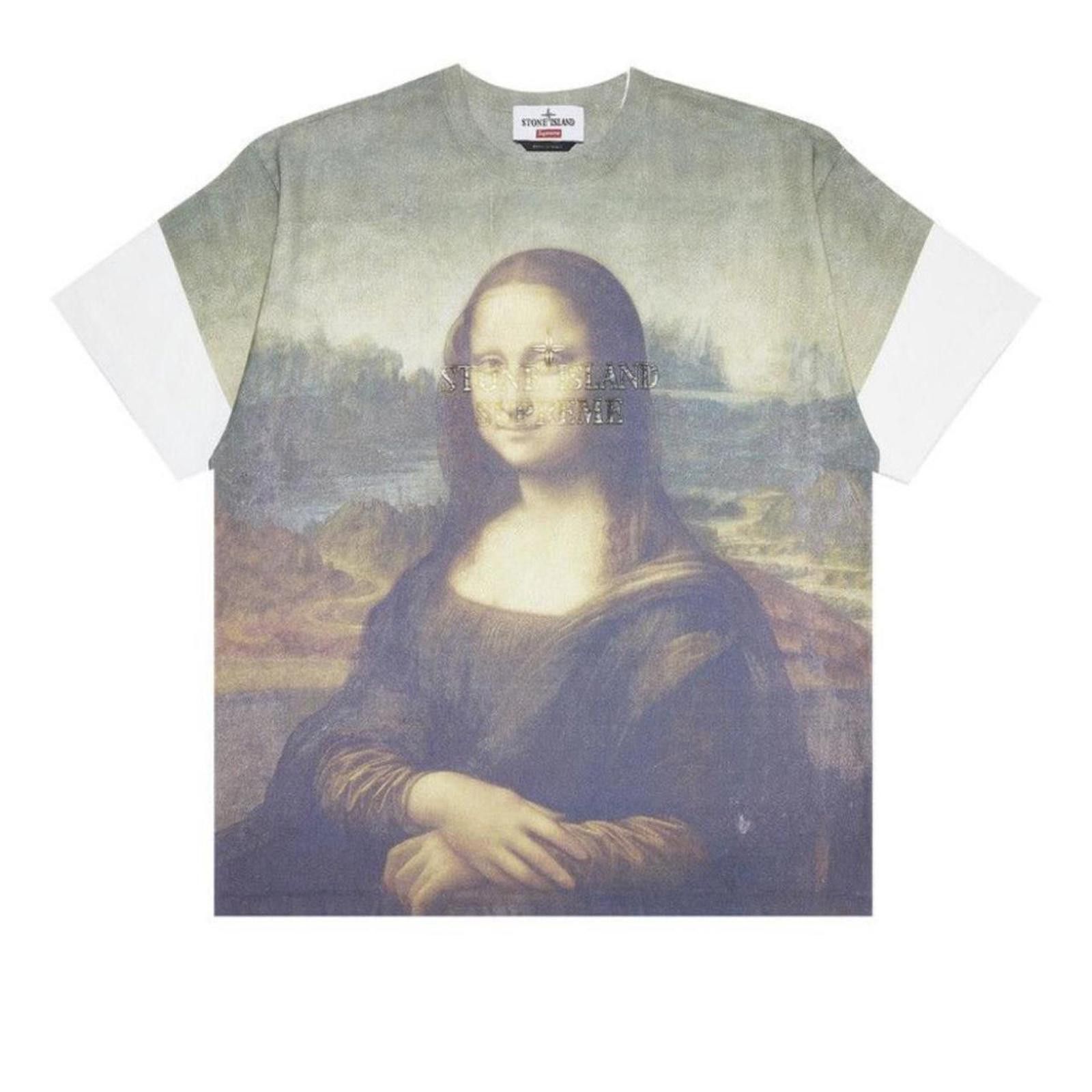 Stone Island × Supreme Supreme Stone Island Mona Lisa Tshirt | Grailed