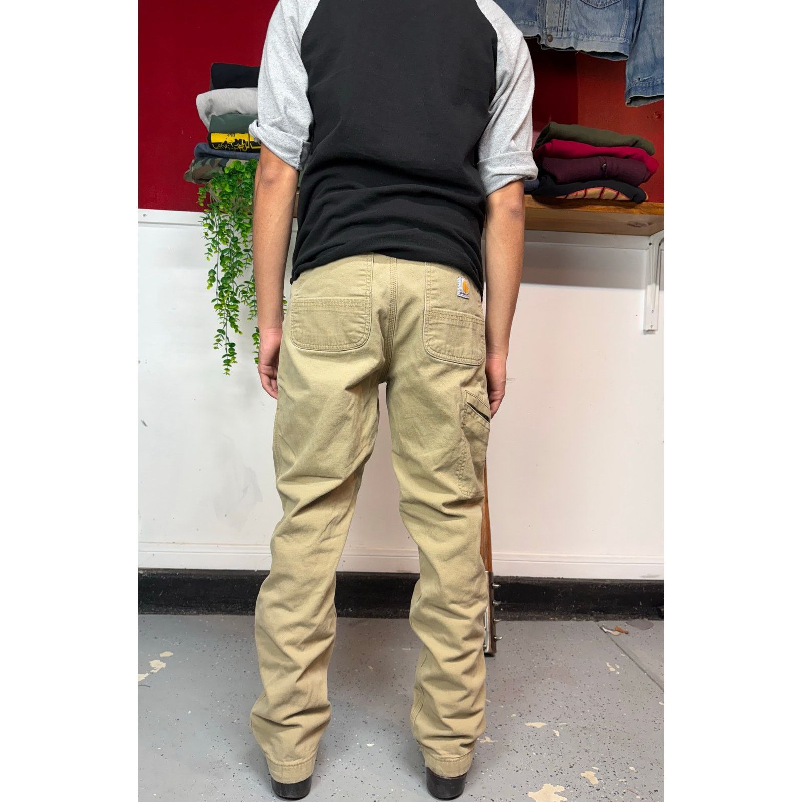 Carhartt Tan insinuated Carhartt kaki pants Size US 32 / EU 48 - 2 Thumbnail