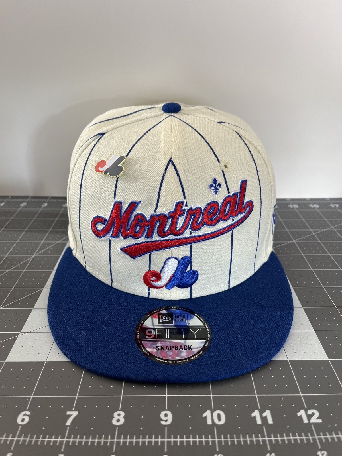 New Era Jersey Pinstripes Montreal Expos 9fifty OSFM Snapback Size ONE SIZE - 2 Thumbnail