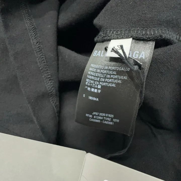 Balenciaga Balenciaga Logo Print Short Sleeve T-Shirt 0079-2507 Size S / US 4 / IT 40 - 4 Thumbnail