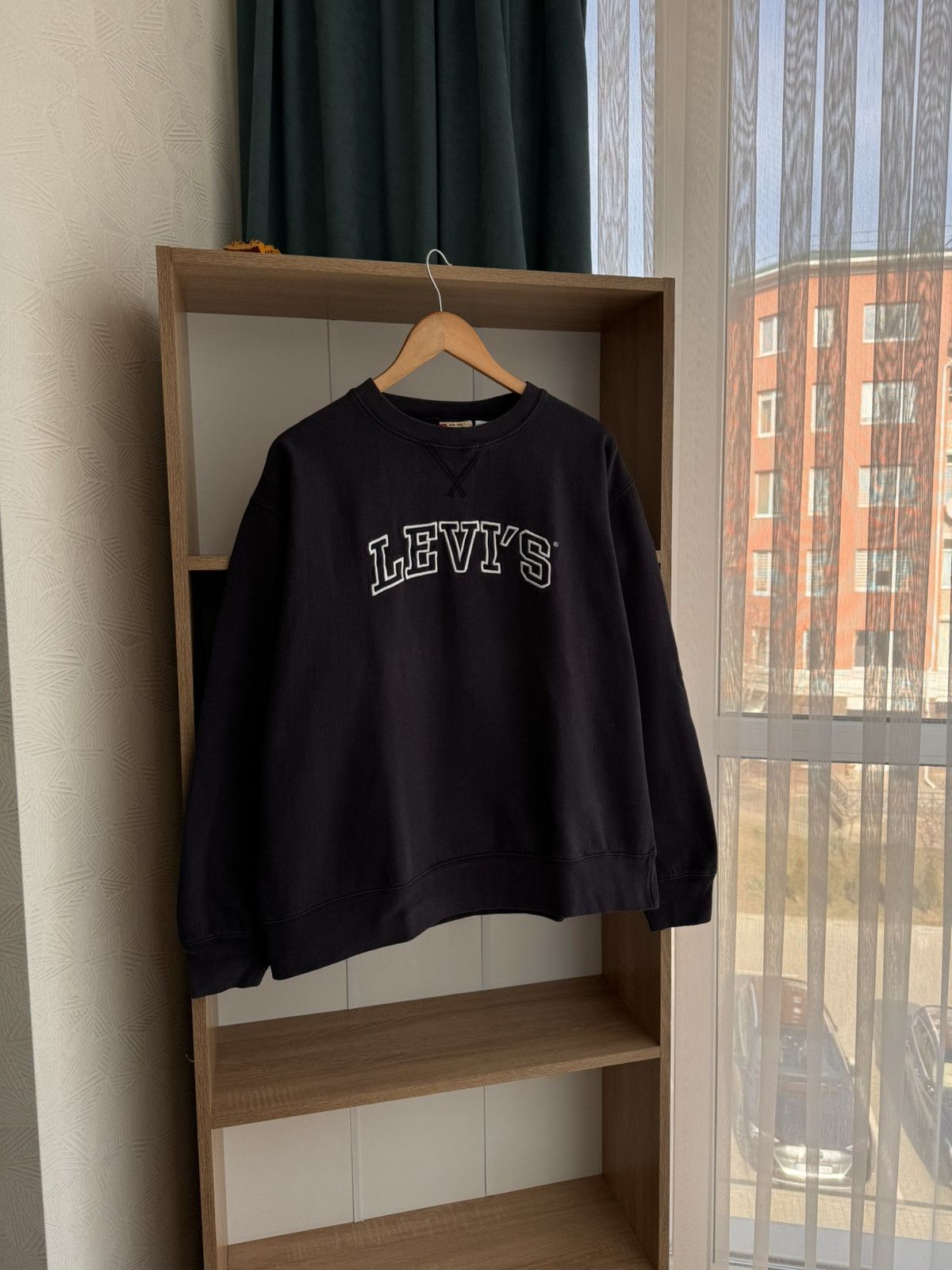 Levi's Vintage Clothing × Vintage VTG Levi’s Big Logo Navy Sweatshirt Size US M / EU 48-50 / 2 - 3 Thumbnail