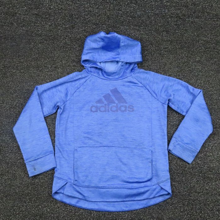 Adidas Adidas Hoodie Girls XL Extra Large Blue Long Sleeve Running