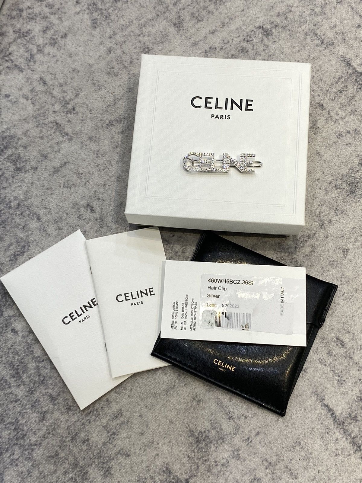 CELINE Monochroms Hair Clip