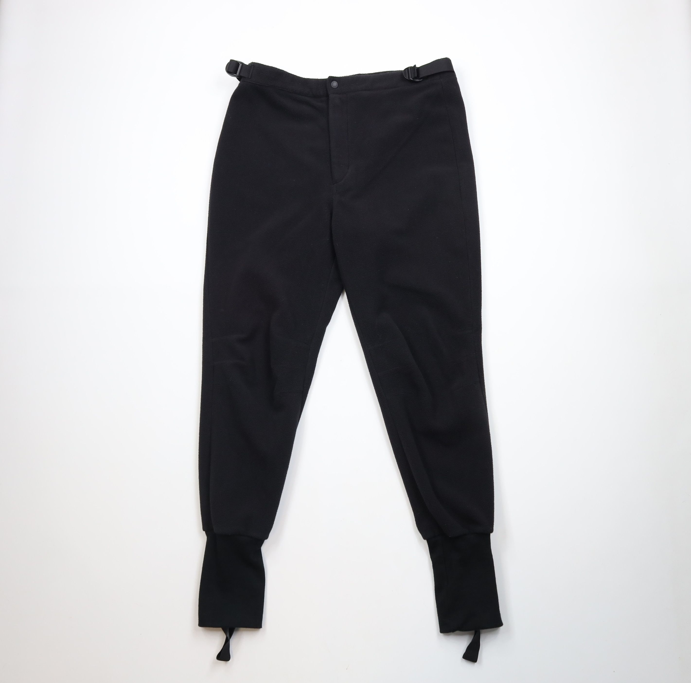 Cabelas × Vintage Vintage 90s Cabelas Cuffed Fleece Joggers Pants Black Size US 36 / EU 52 - 1 Thumbnail