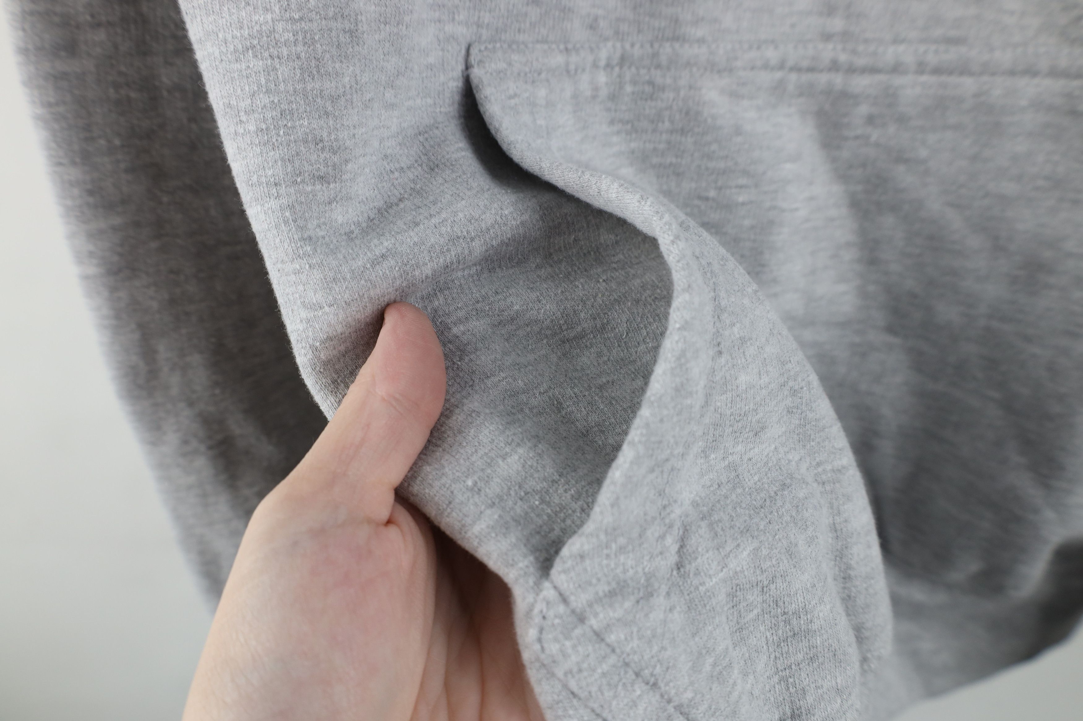 Vintage Vintage Y2K Streetwear Blank Hoodie Sweatshirt Heather Gray Size US M / EU 48-50 / 2 - 5 Thumbnail