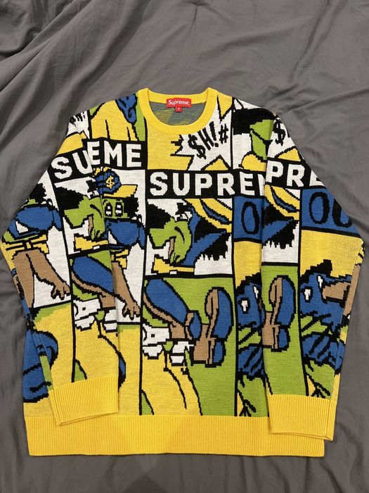 Supreme Supreme Cartoon Crewneck Sweater | Grailed