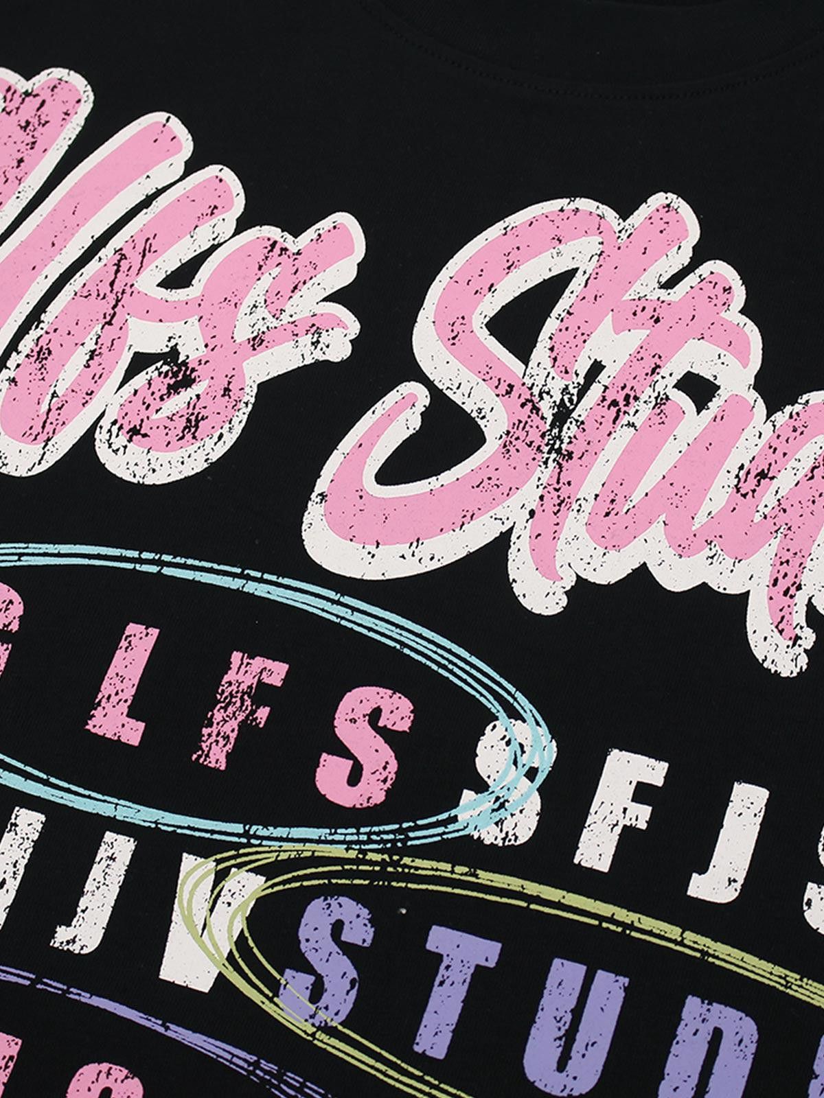 Vintage Retro Letter Graphic T-Shirt Size US M / EU 48-50 / 2 - 6 Thumbnail