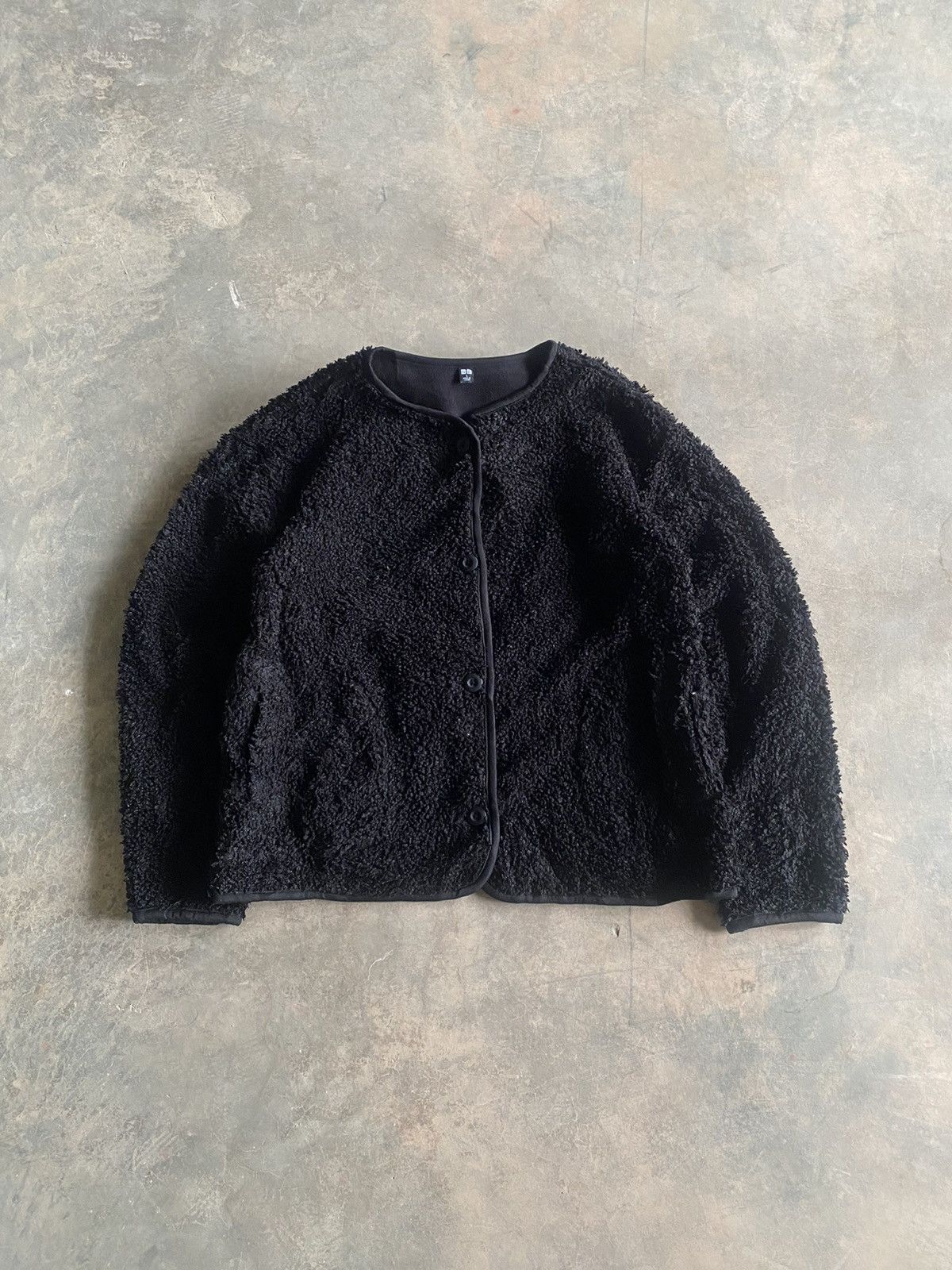 Hysteric Glamour × Japanese Brand × Le Grande Bleu (L.G.B.) UNIQLO HAIRY MOHAIR CARDIGAN KURT COBAIN FLEECE 90s Size US S / EU 44-46 / 1 - 1 Thumbnail