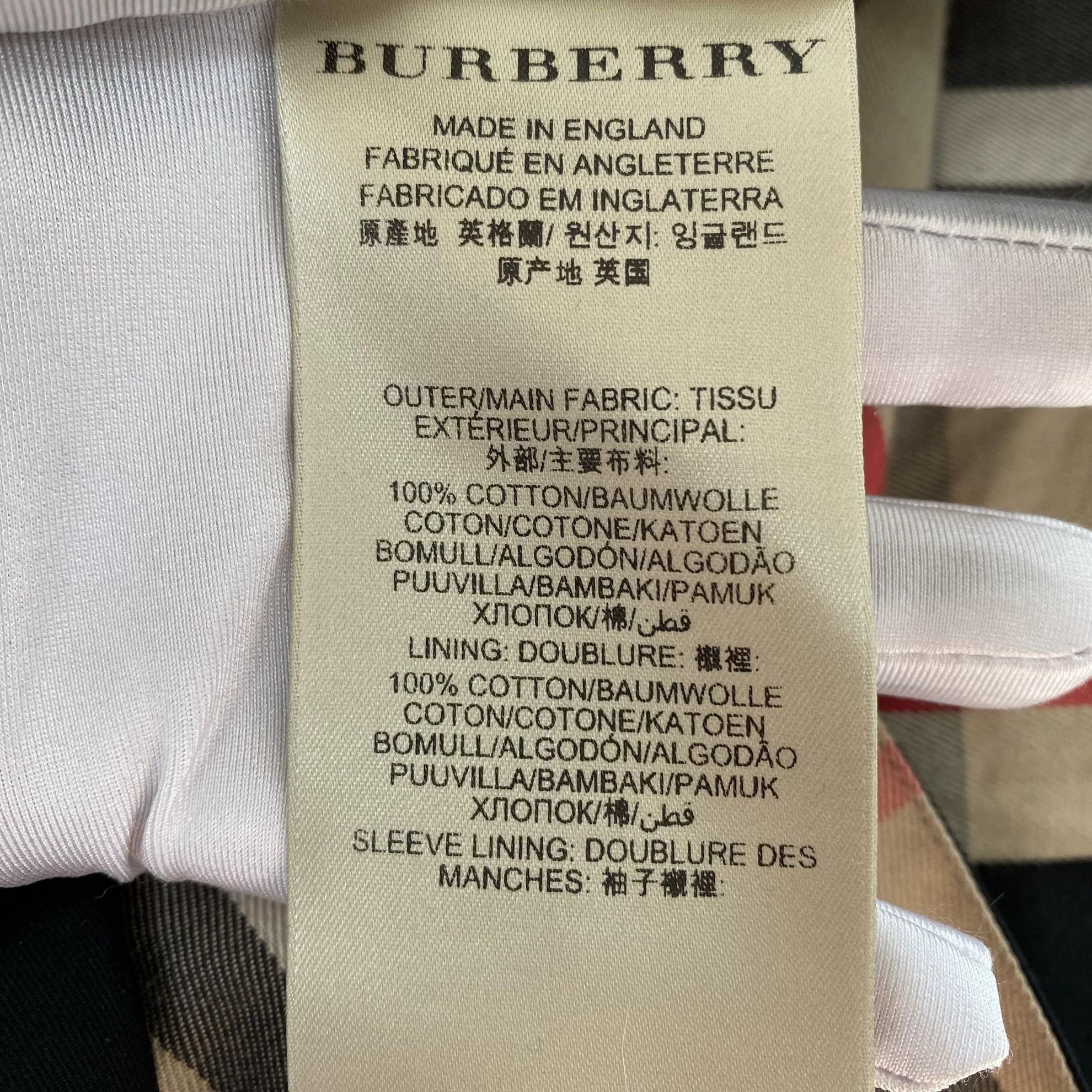 Burberry Burberry Black Trench Coat UK6 Size XS / US 0-2 / IT 36-38 - 8 Thumbnail