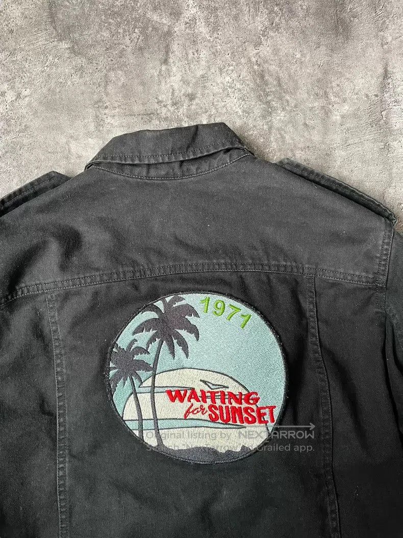 Saint Laurent Paris Saint Laurent Paris Palm Tree Military Jacket Size US S / EU 44-46 / 1 - 7 Thumbnail