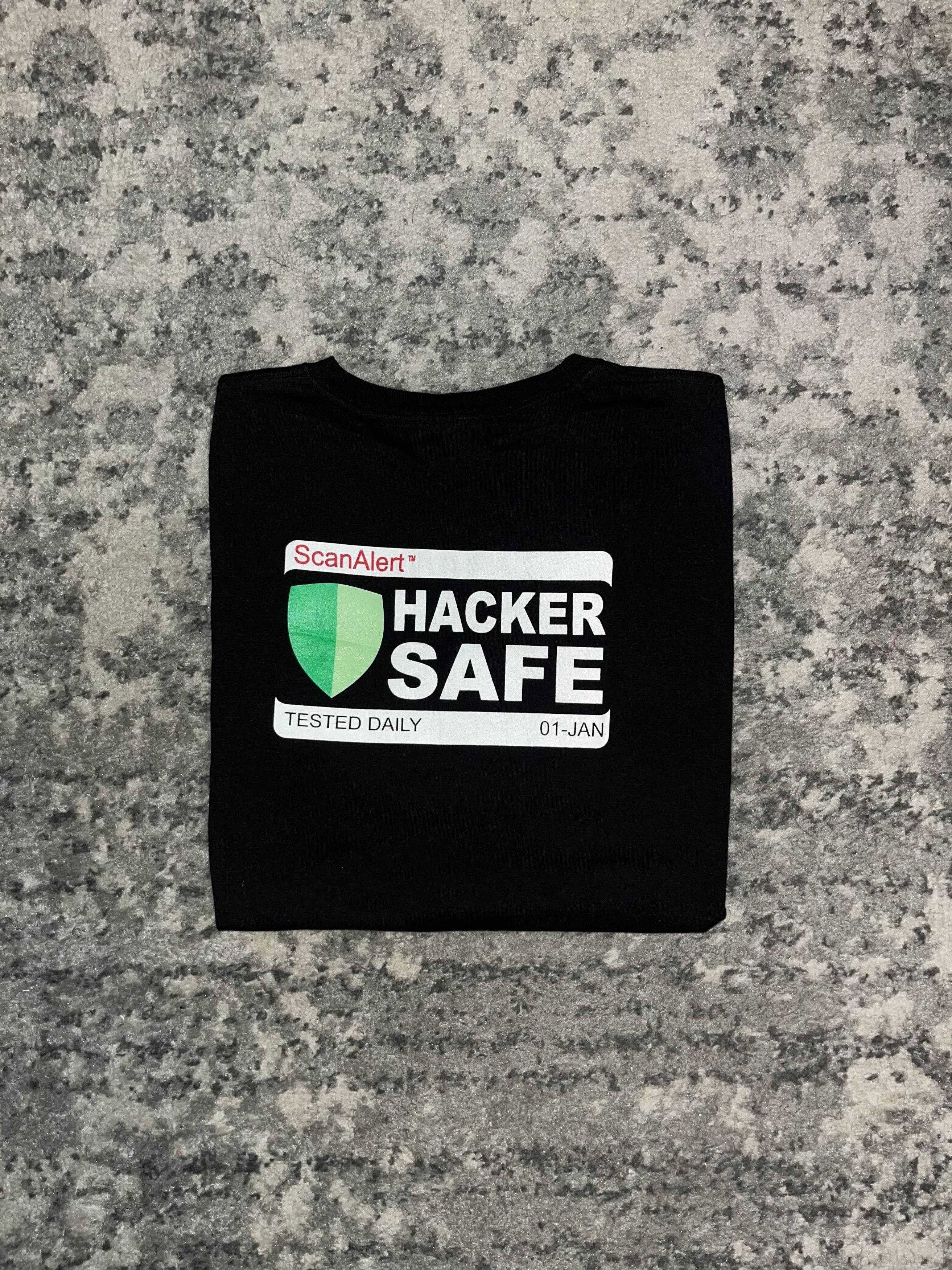 Vintage Y2K ScanAlert Hacker Safe Promo Shirt Size US XL / EU 56 / 4 - 3 Thumbnail