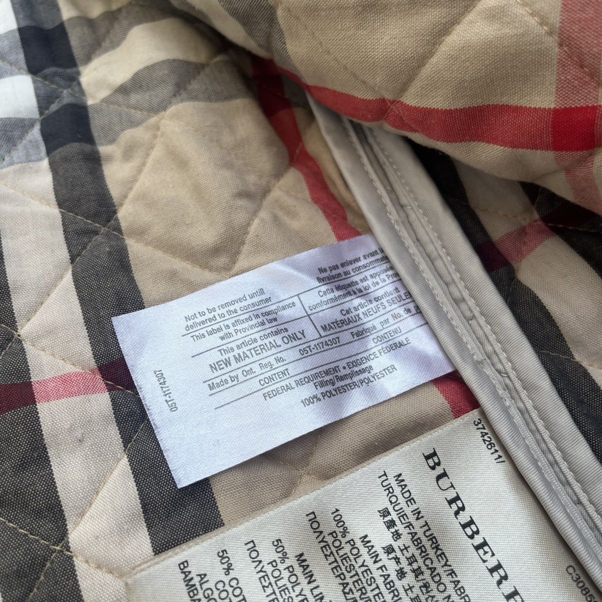 Burberry Burberry Brit Quilted Jacket – Nova Check Lining – Beige Size M / US 6-8 / IT 42-44 - 19 Thumbnail