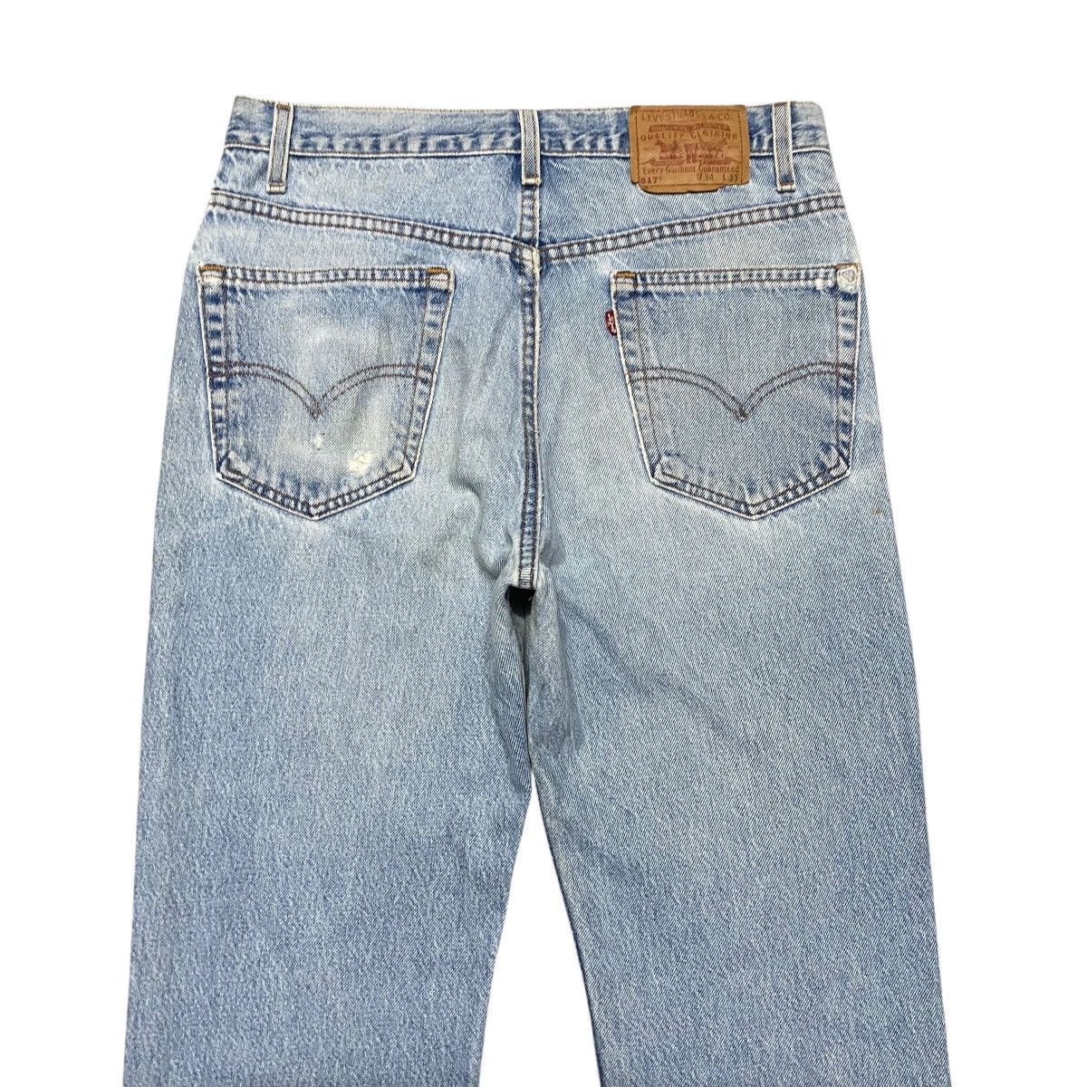 Levi's Vintage 90s Levis 517 Flare Jeans Distressed Size US 32 / EU 48 - 9 Thumbnail