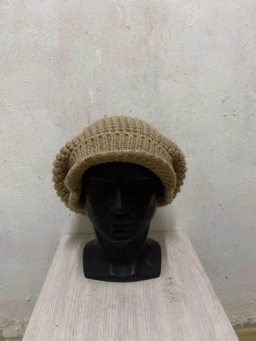 Japanese Brand Rare Japanese Brand Knit Visor Beanie Hat Size ONE SIZE - 3 Thumbnail