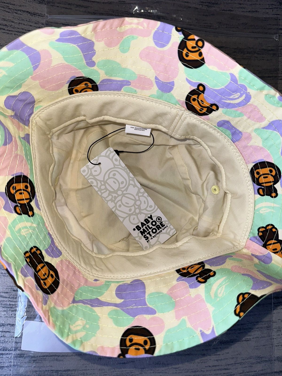 Bape ВАРЕ Multicolor Baby Milo Bucket Hat Size ONE SIZE - 3 Thumbnail