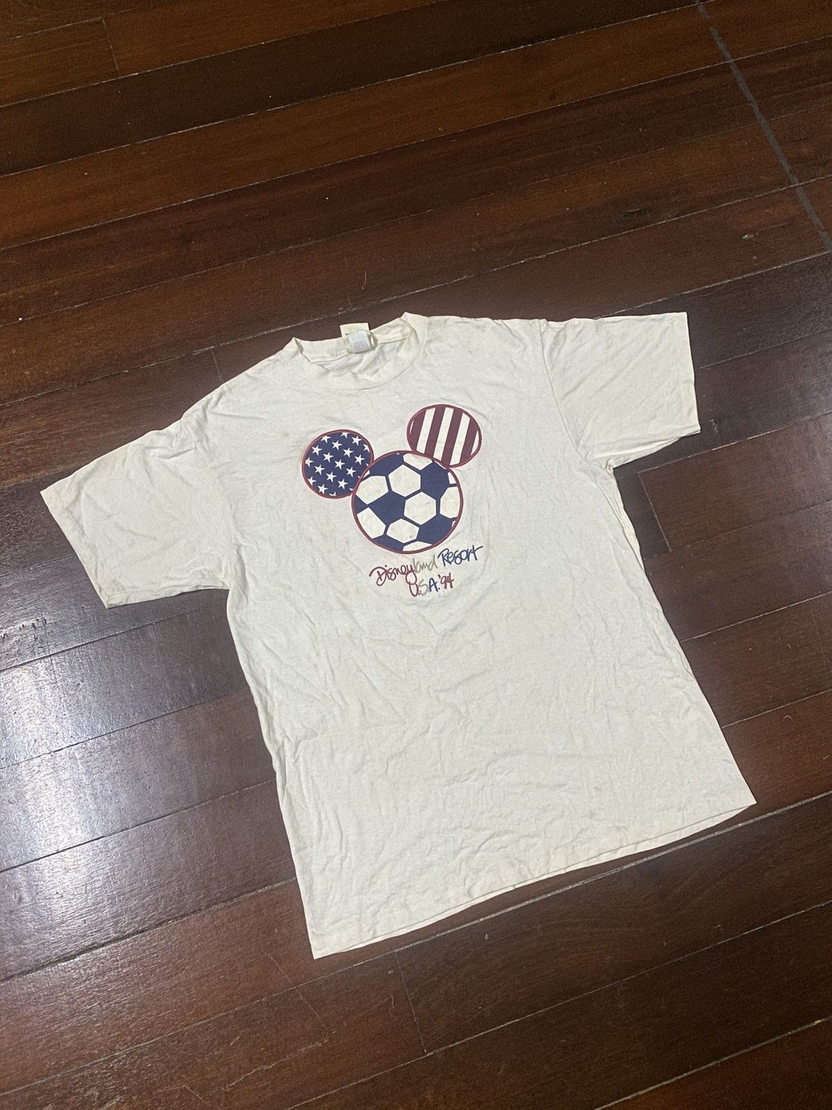Cartoon Network Vintage 90s Disney Land Resort embroide logo usa 94 Size US M / EU 48-50 / 2 - 2 Thumbnail