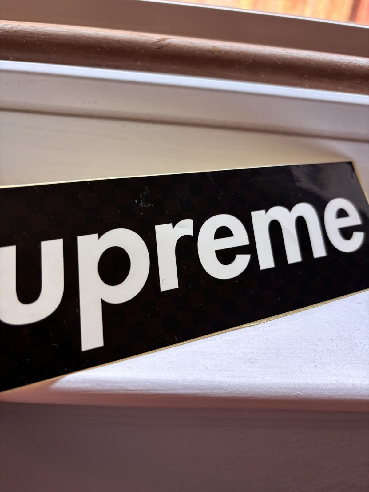 Supreme 2007 Supreme Black Checkerboard Smart Magazine sticker Size ONE SIZE - 4 Thumbnail