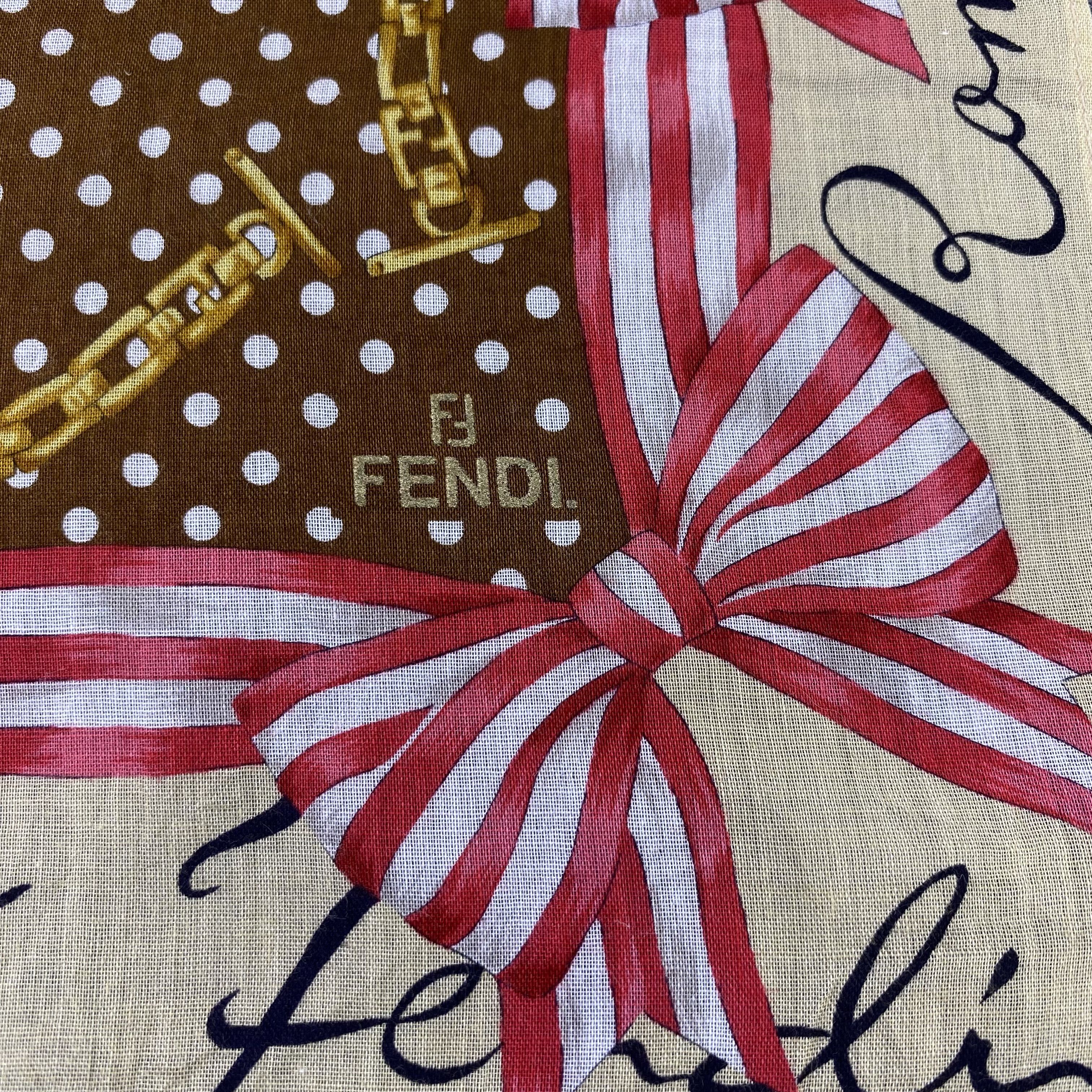 Fendi Fendi Handkerchief / Bandana / Neckerchief-B1151 Size ONE SIZE - 5 Thumbnail