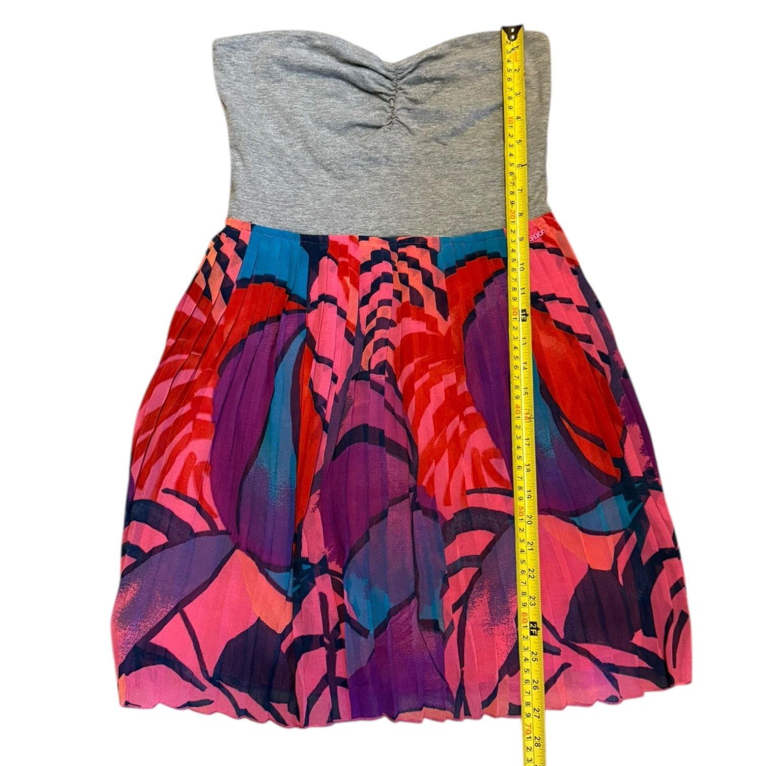 Other Roxy One Day Soon Strapless Summer Colorful Mini Dress Large Size L / US 10 / IT 46 - 5 Thumbnail