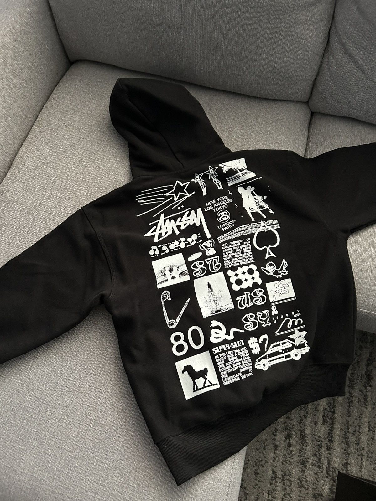 Stussy Sara zip hoodie Medium