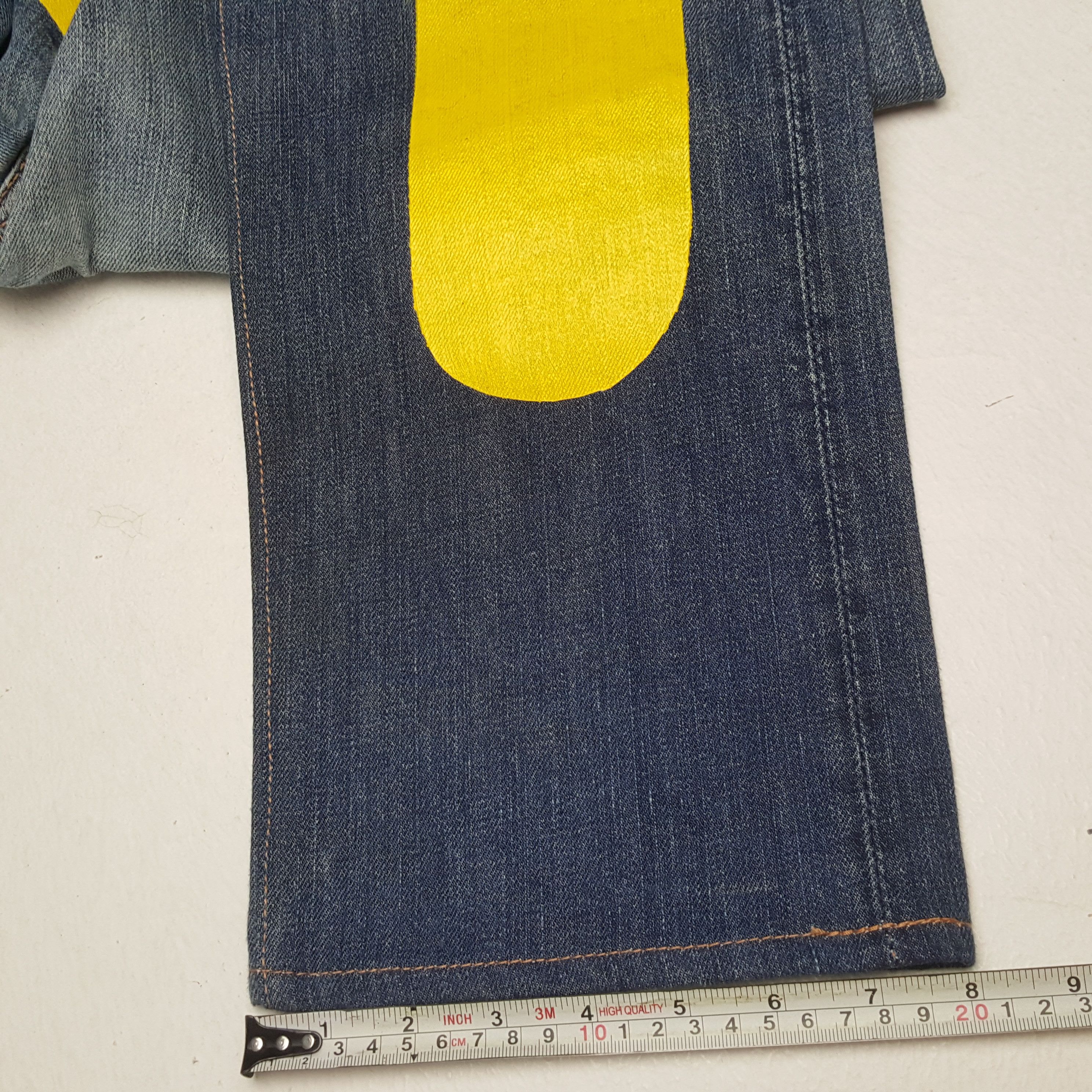 Evisu × Japanese Brand × Vintage Vintage EVISU Japanese Brand Daicock Custom Distressed Jeans Size US 30 / EU 46 - 11 Thumbnail