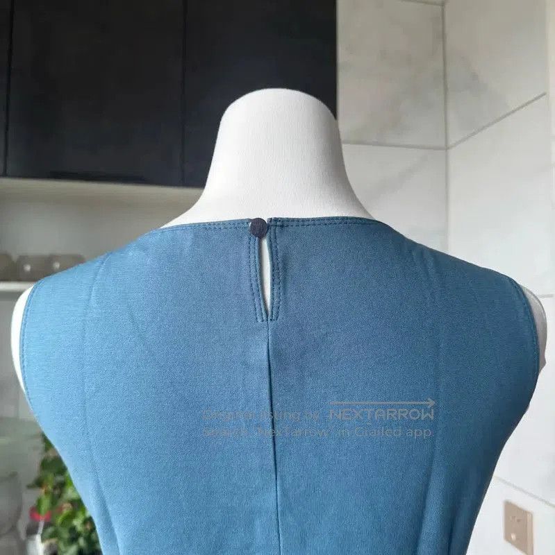 Burberry Burberry M Blue Short Sleeve Dress. Size M / US 6-8 / IT 42-44 - 6 Thumbnail