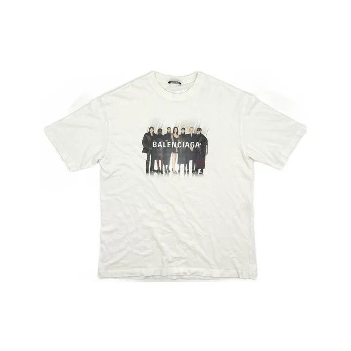 Balenciaga Balenciaga Balenciaga Band Portrait Print Short Sleeve TSh Size US S / EU 44-46 / 1 - 2 Thumbnail