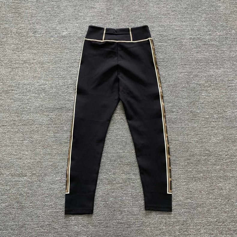 Fendi Fendi Black Side Stripe Casual Pants Size 41" - 2 Thumbnail