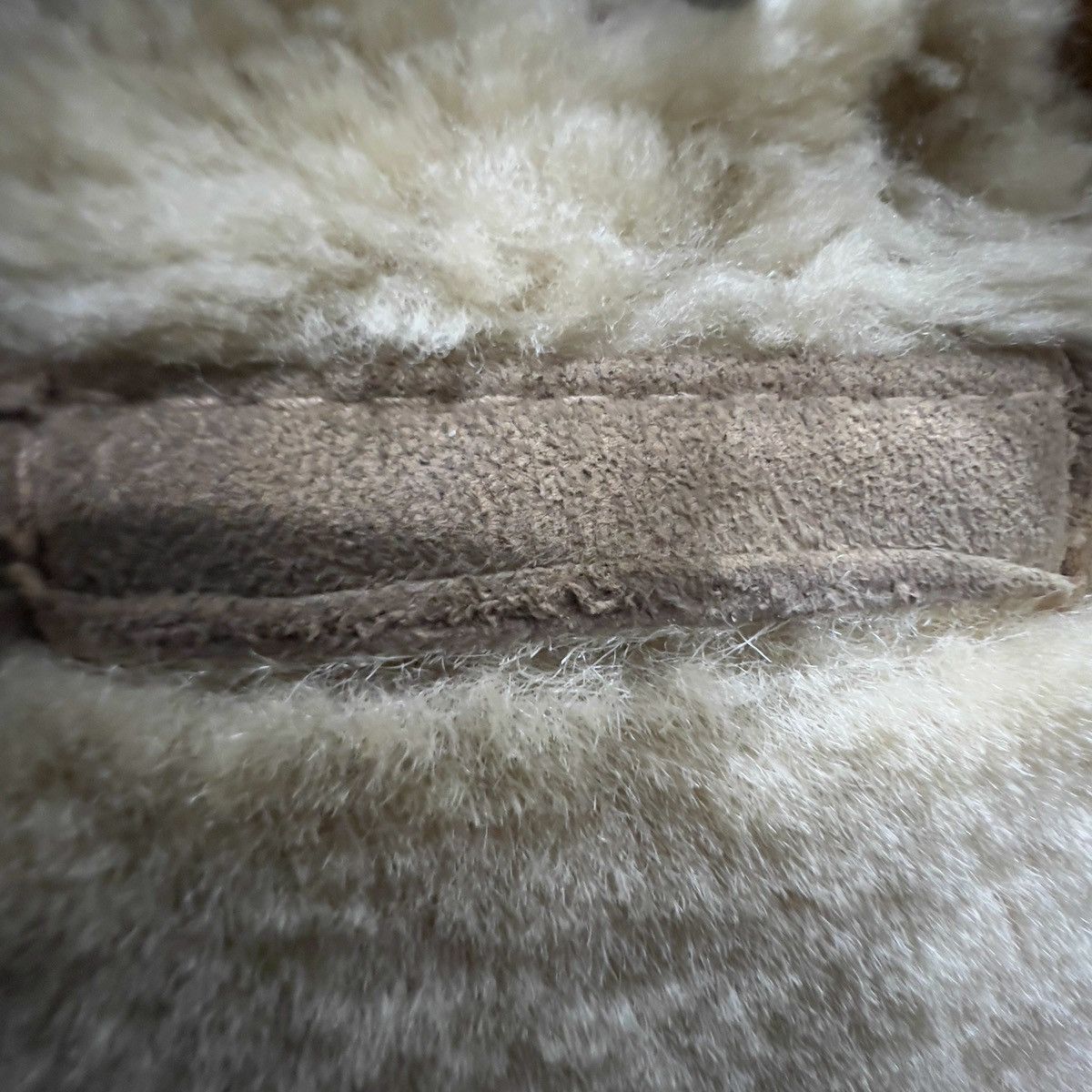Vintage Sheepskin Leather Long Jacket Size S / US 4 / IT 40 - 7 Thumbnail