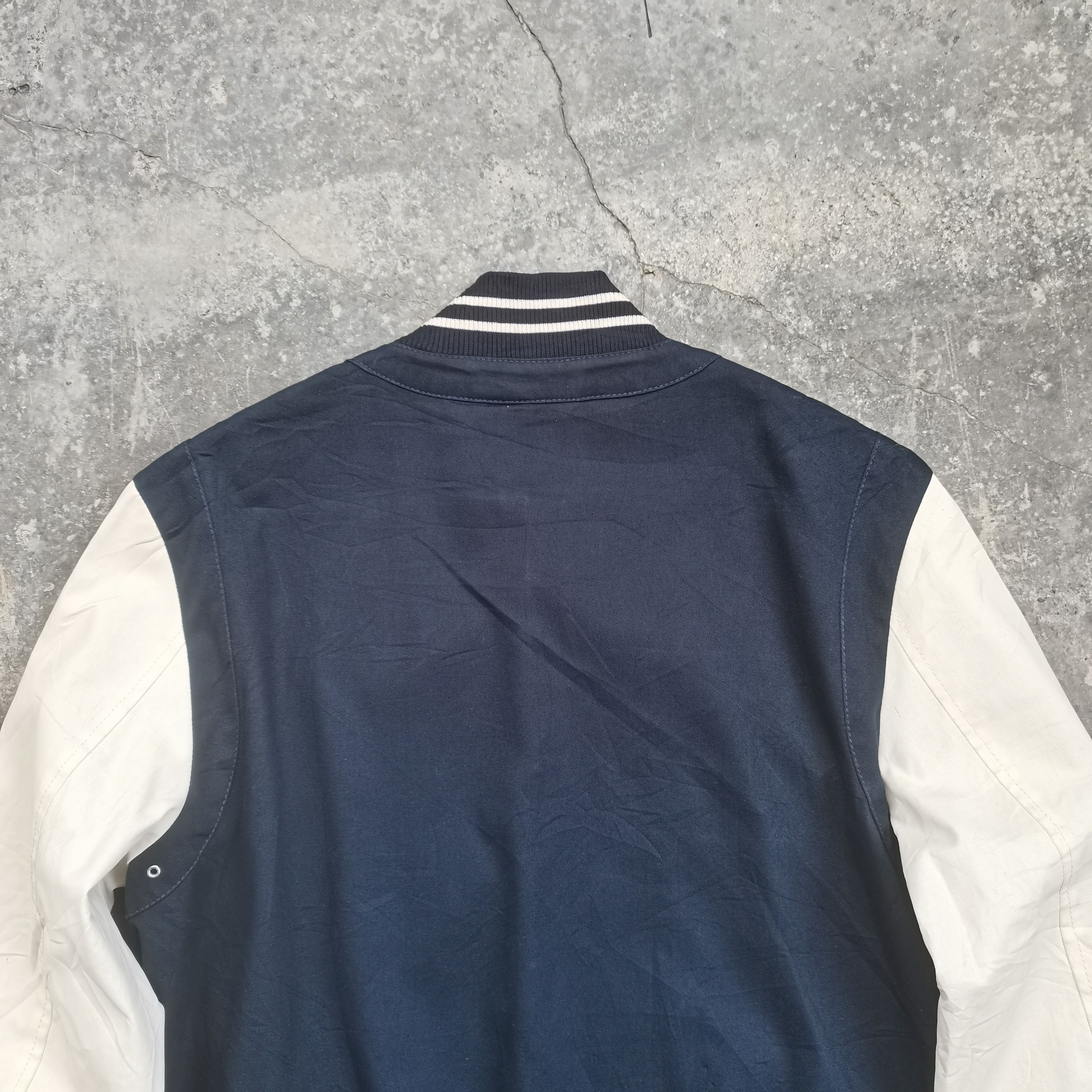 SHIPS × Ships Jet Blue Vintage SHIPS Jet Blue Varsity Light Jacket Size US L / EU 52-54 / 3 - 6 Thumbnail