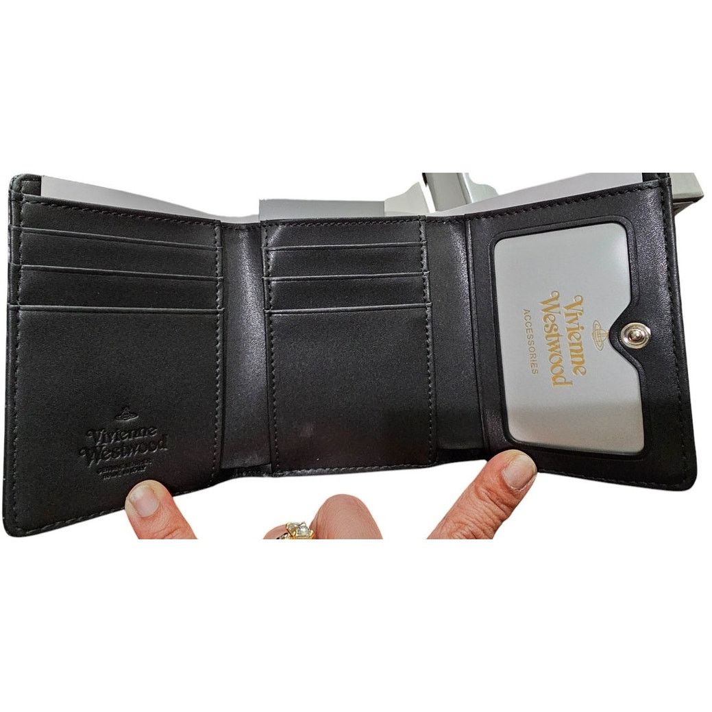 Vivienne Westwood Vivienne Westwood Small Frame Wallet Croc Embossed Size ONE SIZE - 11 Thumbnail