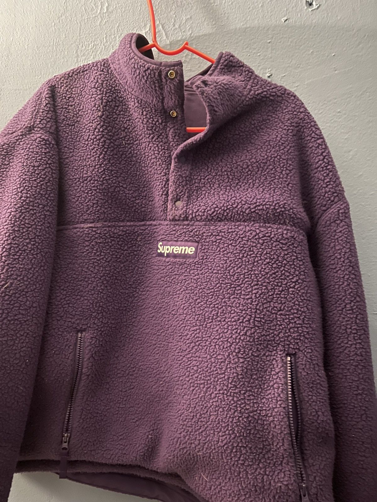 Supreme Supreme Polartec® Shearling Reversible Pullover Size US L / EU 52-54 / 3 - 3 Thumbnail