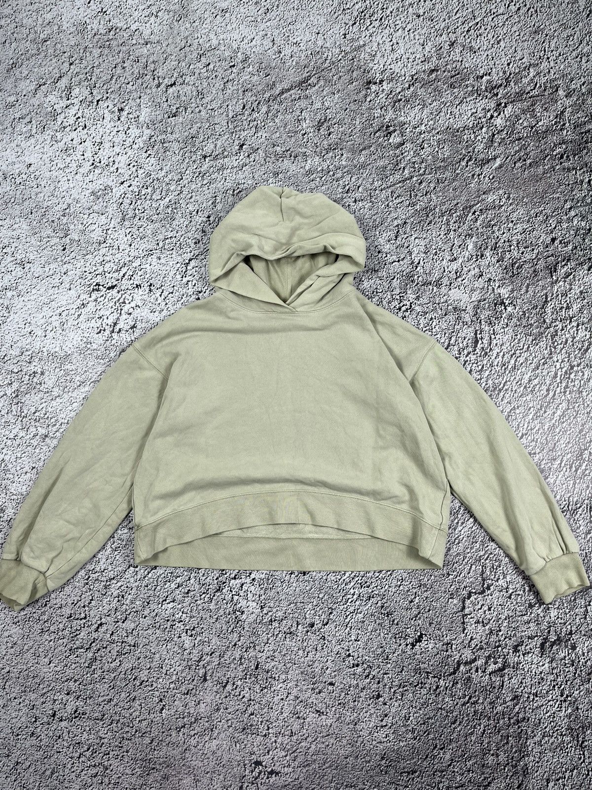 Vintage Y2K cropped ripped hoodie opium avantgarde style S