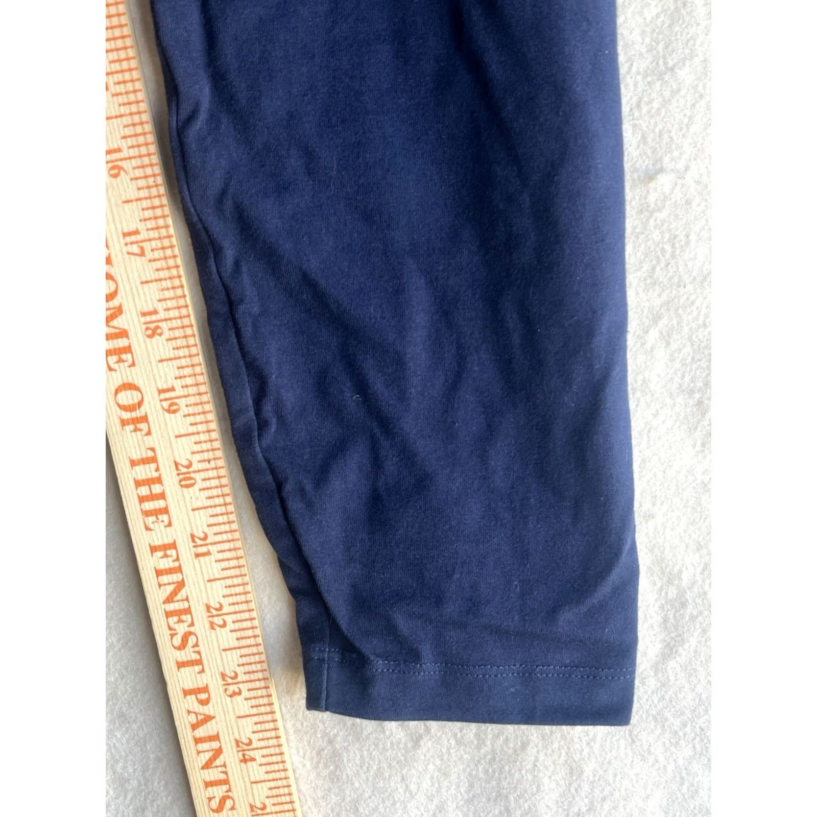 Fila FILA Leggings Logo on Pant Leg Blue Women Size L Regular Activewear Women Leggings Ankle Logo Size 36" / US 14 / IT 50 - 5 Thumbnail