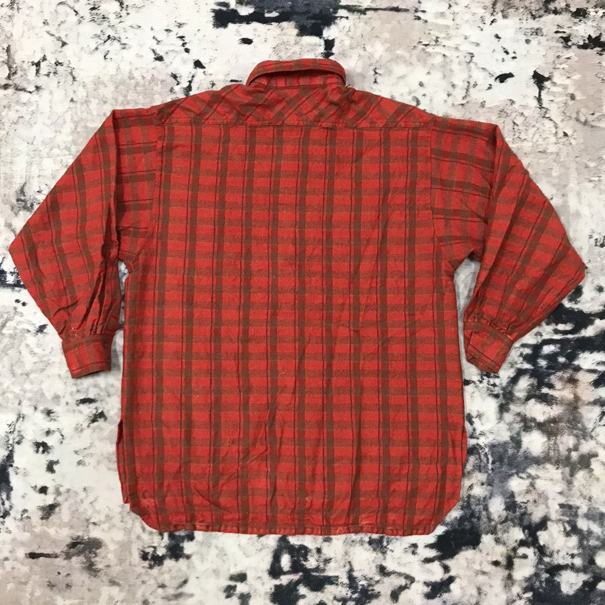 Designer × Escada × Japanese Brand Vintage 90s Escada Wool Pullover Flanel Shirt Button Up Size S / US 4 / IT 40 - 9 Thumbnail
