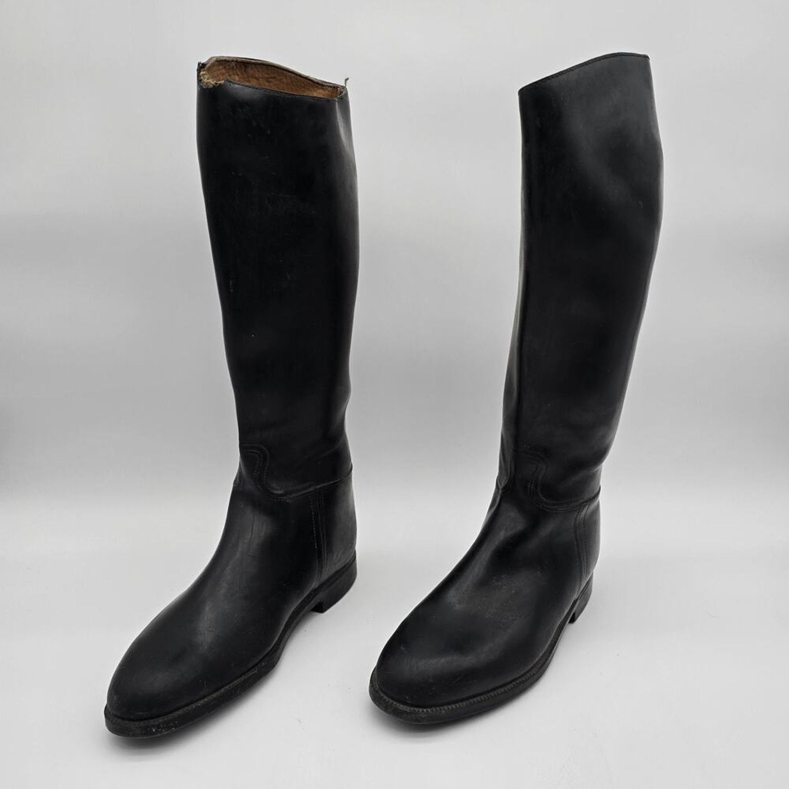 Aigle Aigle tall leather lined waterproof rain riding boots 41/9 Size US 9 / IT 39 - 1 Thumbnail