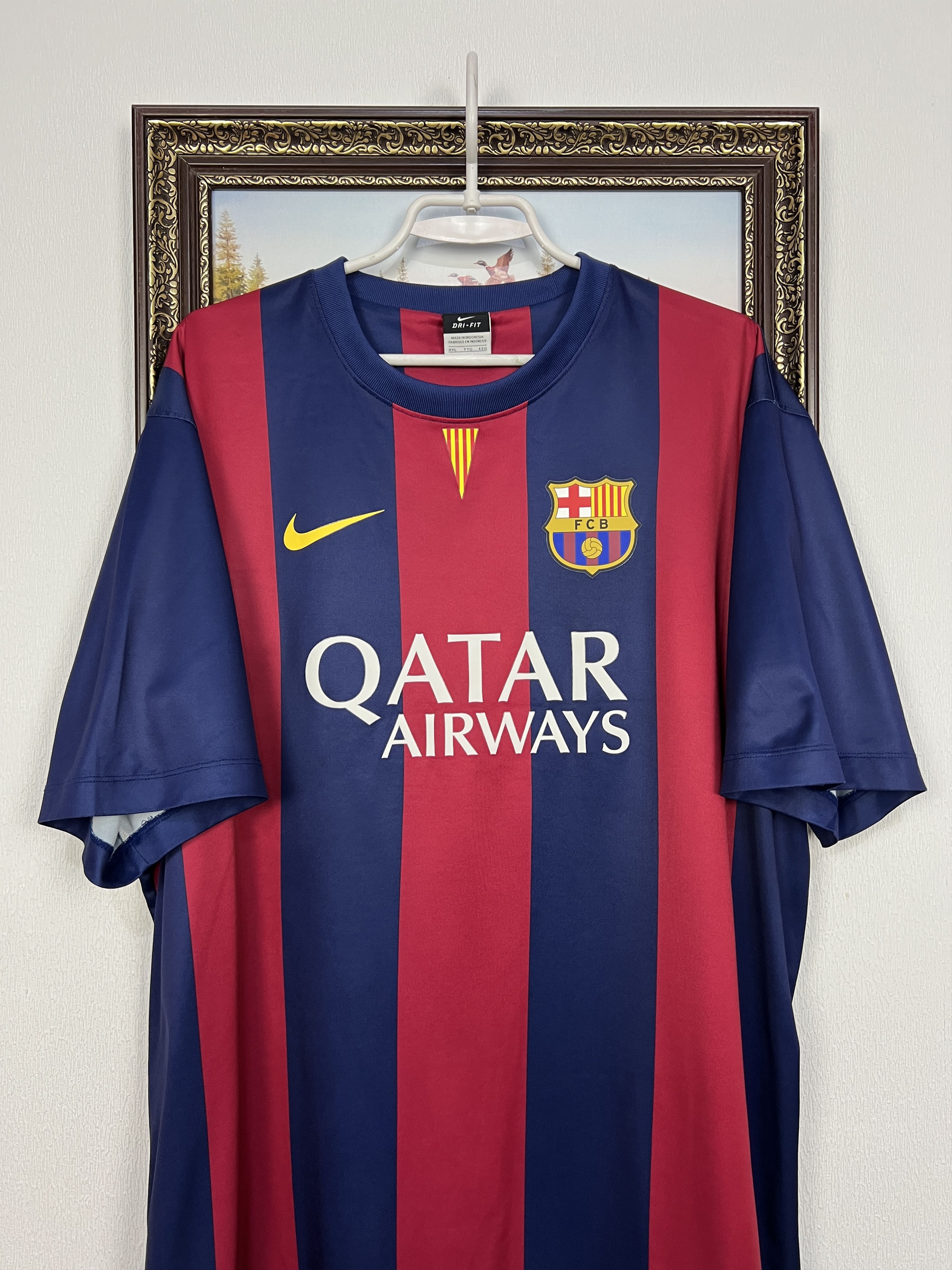 Barcelona Home football shirt 2014 Soccer Nike Jersey Mens