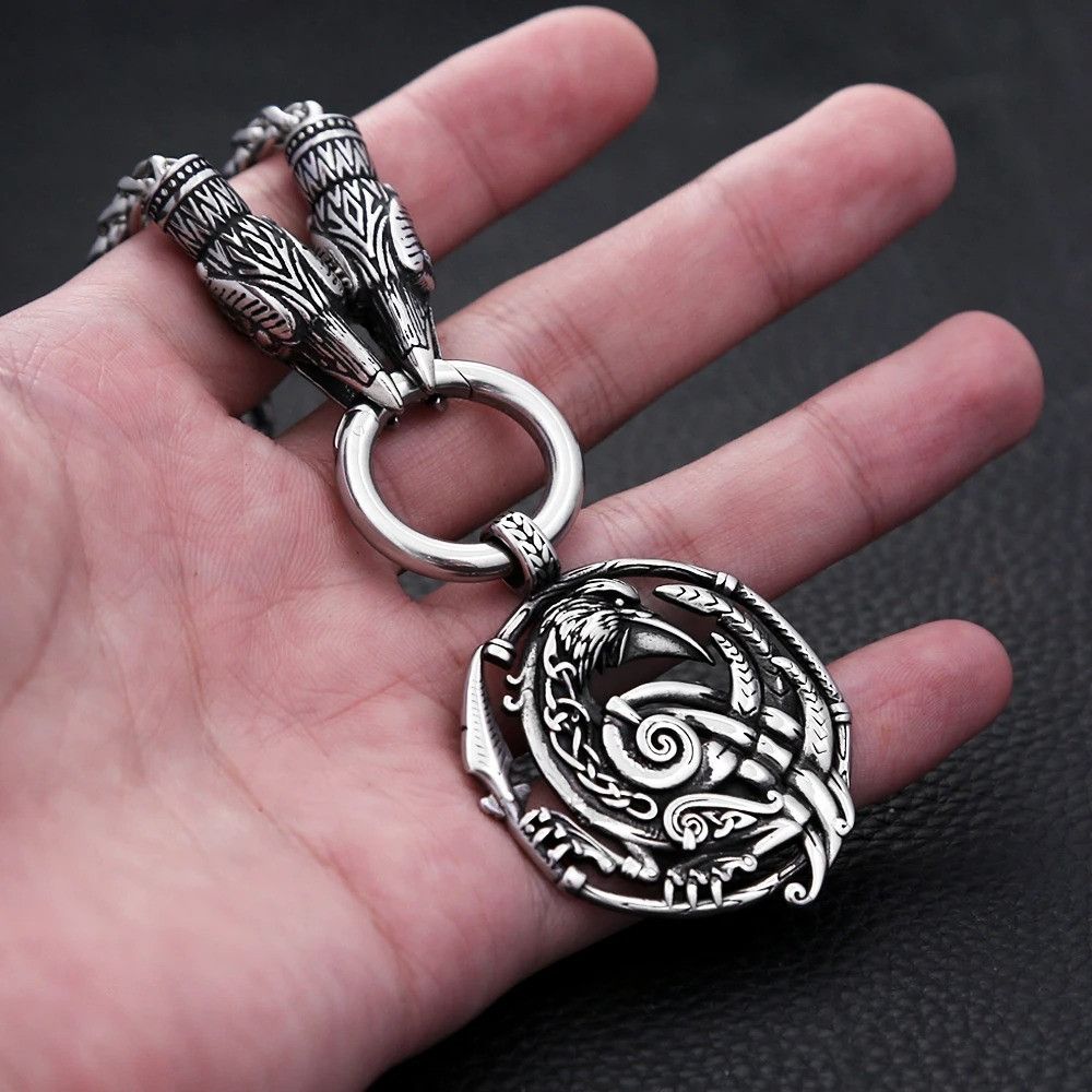 Other Vikings Raven Pendant Necklace Size ONE SIZE - 1 Thumbnail