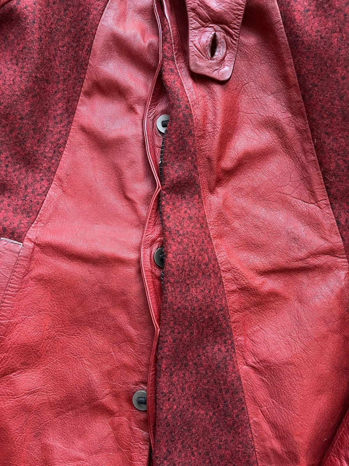 Boris Bidjan Saberi Boris Bidjan Saberi Fw15 Hybrid waxed horse leather jacket Size US M / EU 48-50 / 2 - 10 Thumbnail
