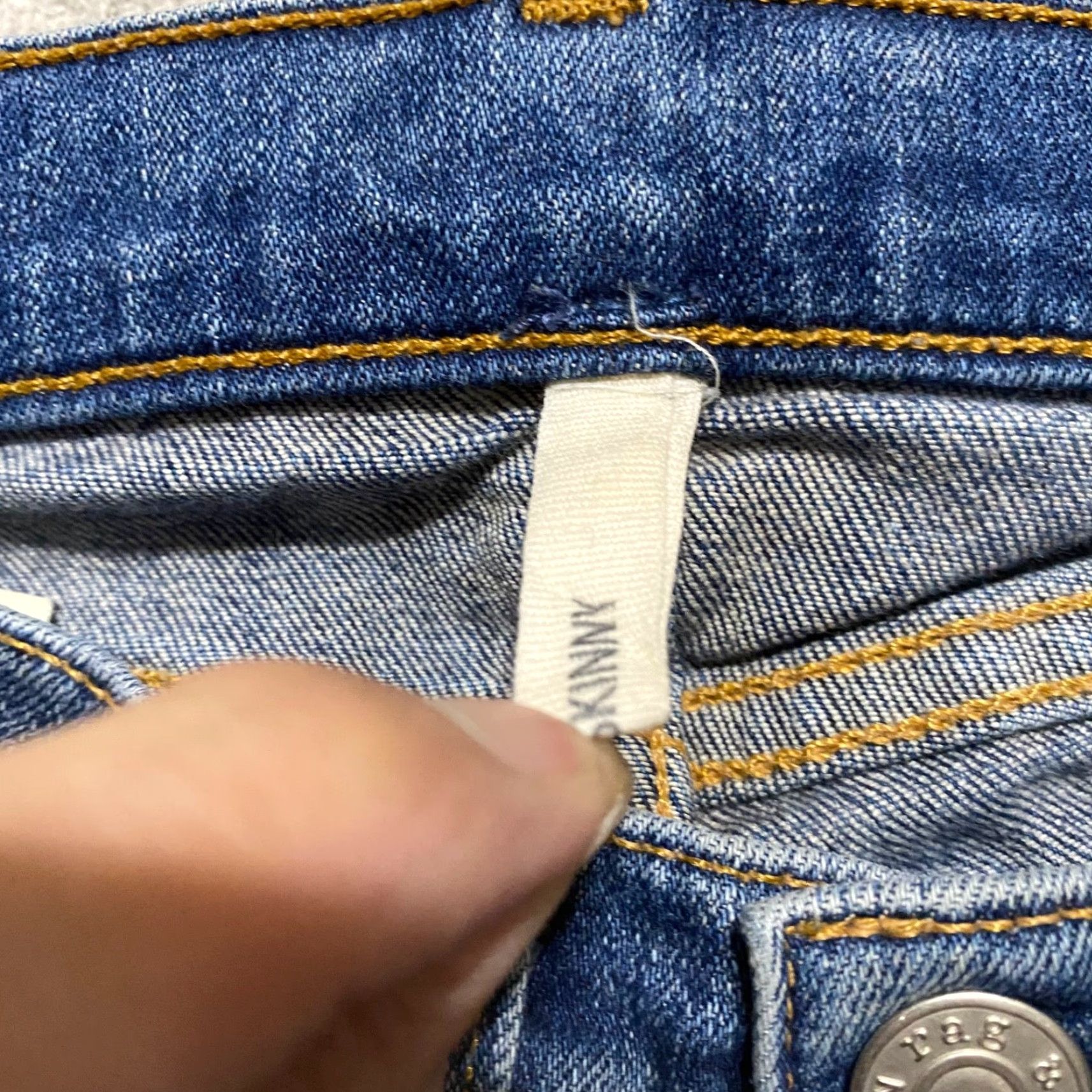 Rag & Bone VINTAGE Rag & Bone Womens Jeans Blue Denim Medium Wash Skinny Distressed Low Rise 24 5-Pocket Design Rise High Relaxed? Size 42" / US 20 - 4 Thumbnail