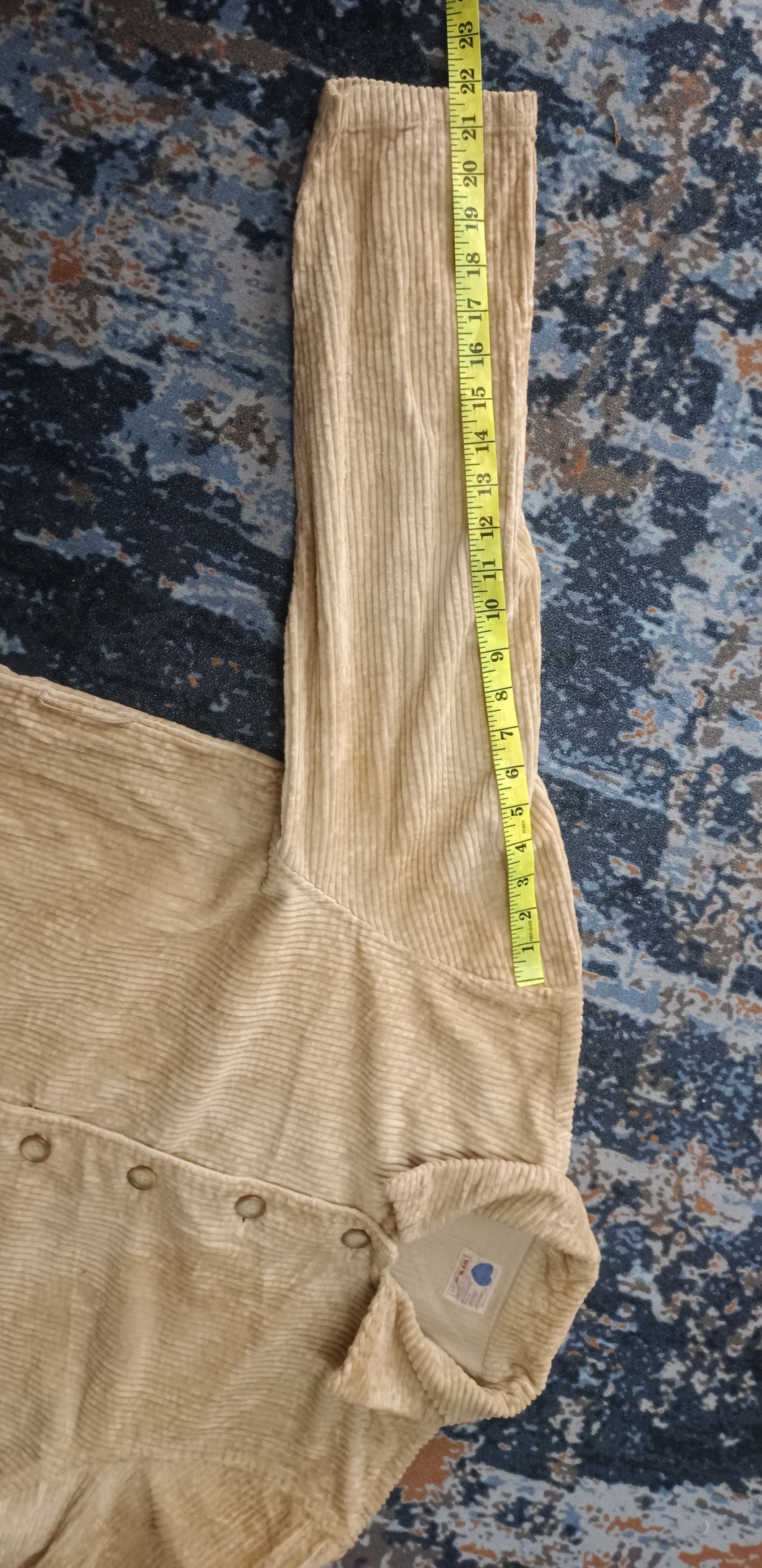 Japanese Brand Vintage🔥 Natural Shine WOW Coduroy Button Up Size US XL / EU 56 / 4 - 13 Thumbnail