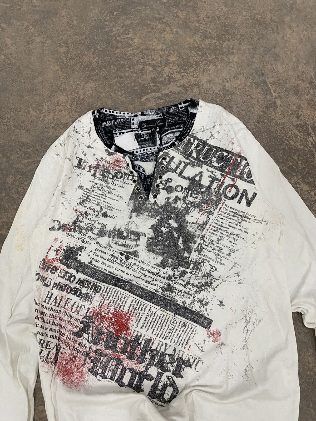 Hysteric Glamour Beaumont Carr Poem Wording Punk Lgb Grunge Ls Size US S / EU 44-46 / 1 - 12 Thumbnail