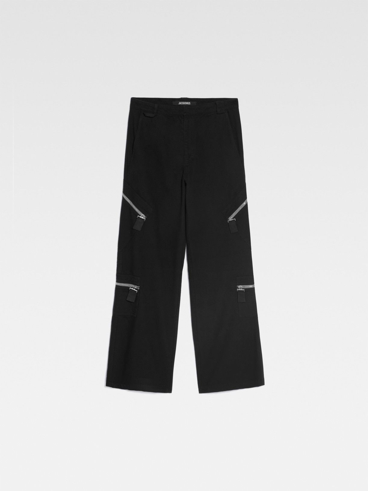 Jacquemus JACQUEMUS Le cargo Marrone Zip Pants Black Size US 32 / EU 48 - 1 Thumbnail