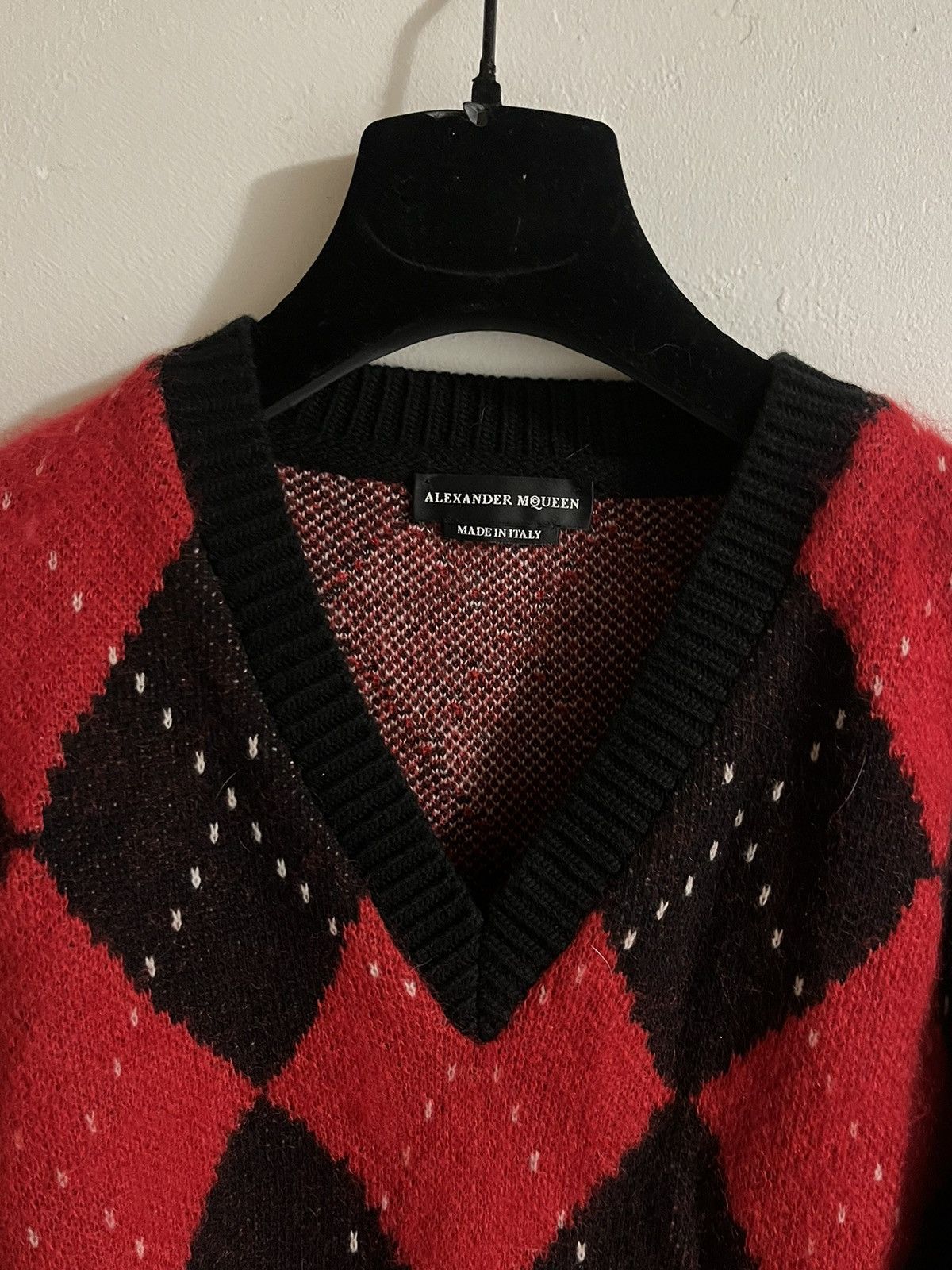 Alexander McQueen Alexander Mcqueen Red mohair sweater Size US XS / EU 42 / 0 - 2 Thumbnail