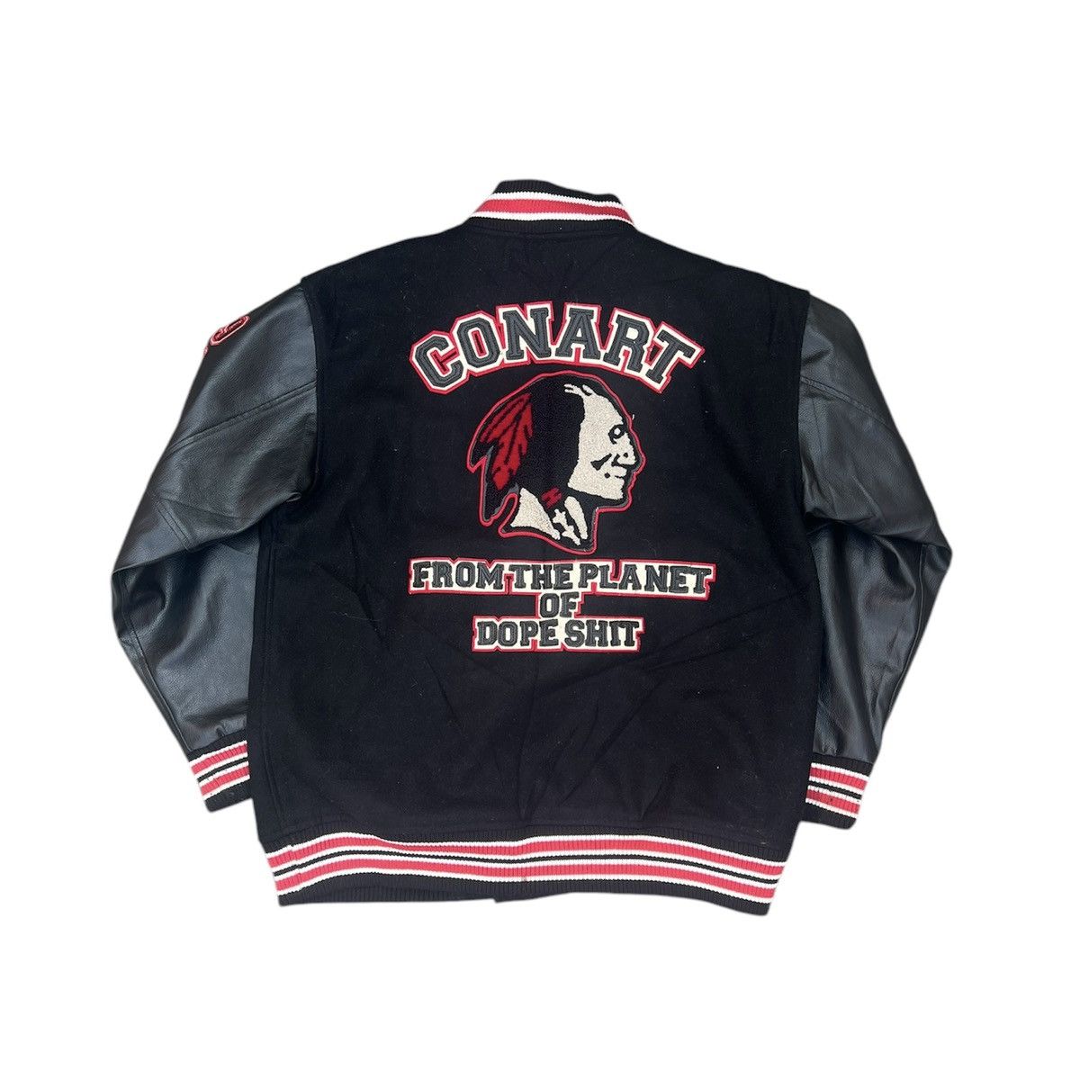 Vintage Vintage Conart embroidery varsity jacket Size US L / EU 52-54 / 3 - 5 Thumbnail